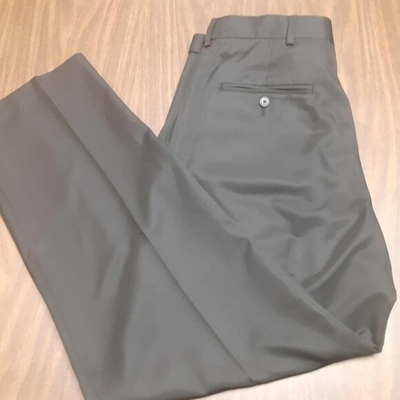 Haggar Mens 34x30 Classic Fit Comfort Waistband Black Dress pants NWT *READ* - Picture 2 of 12